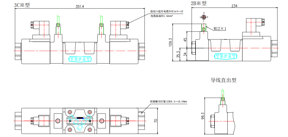 DSG-03-S※ (安裝面符合IS04401-AC-05- -4-A標準)